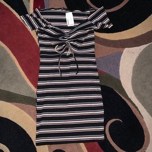 Multi colored body con dress